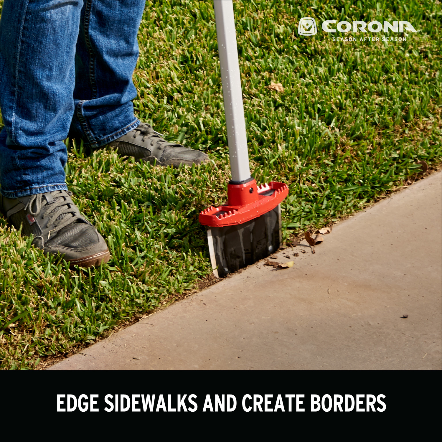 Corona ComfortGEL Steel Garden Edger 27 in. Steel Handle