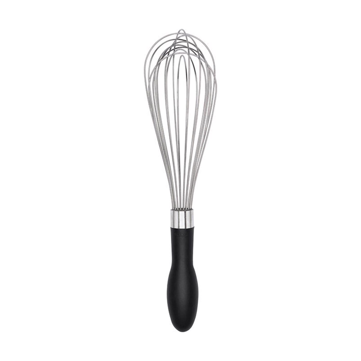 OXO Good Grips Silver/Black Rubber/Stainless Steel Balloon Wisk