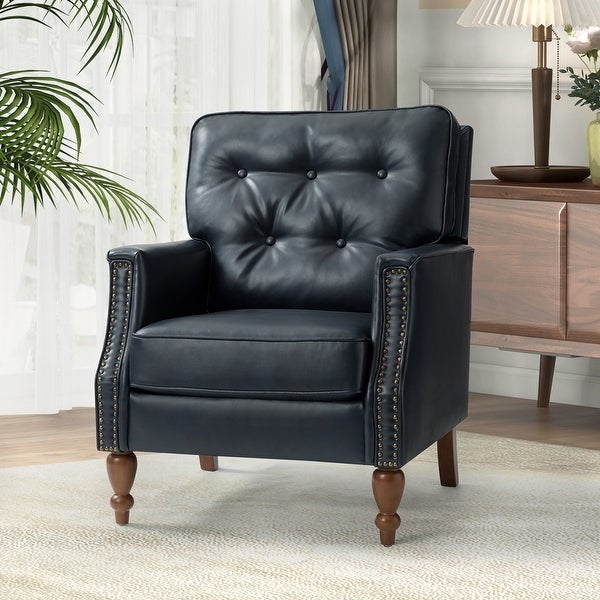 Johannes Comfy Living Room Armchair with Turned Legs by HULALA HOME