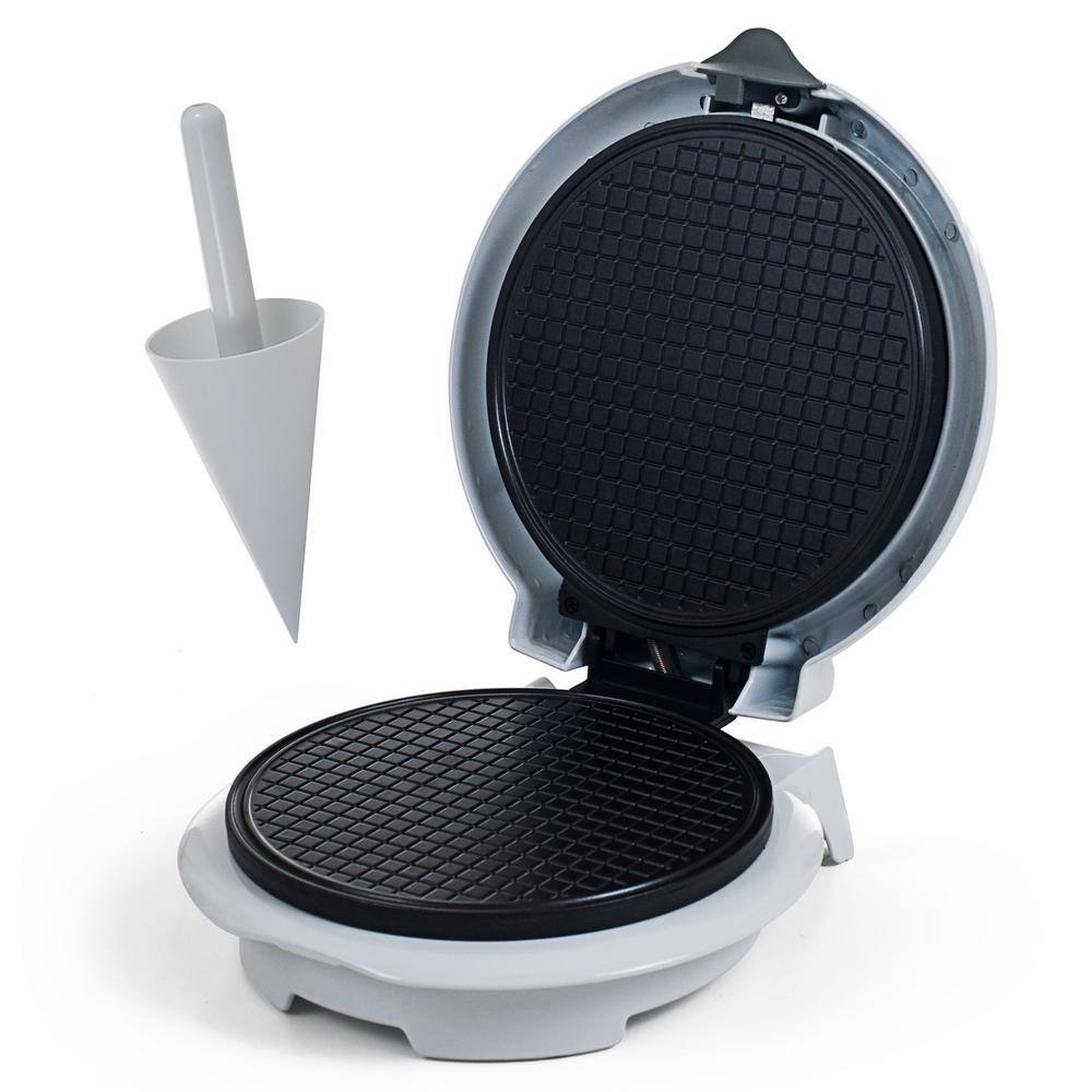 Chef Buddy Single Waffle White Waffle Cone Waffle Maker HW031021