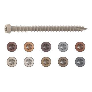 CAMO #10 2-12 in. Sand Star Drive Trim-Head Composite Deck Screw (350-Count) 0349754