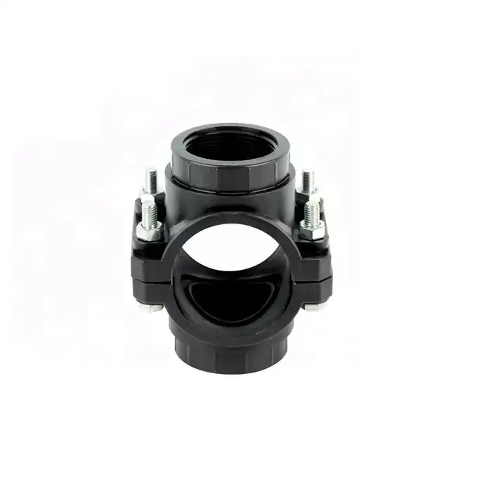 Irrigation Pipe Fitting plastic Saddle Clamp For Agriculture Irrigation Pipe