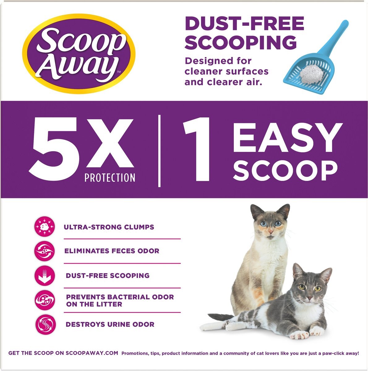 Scoop Away Multi-Cat Meadow Fresh Scented Clumping Clay Cat Litter