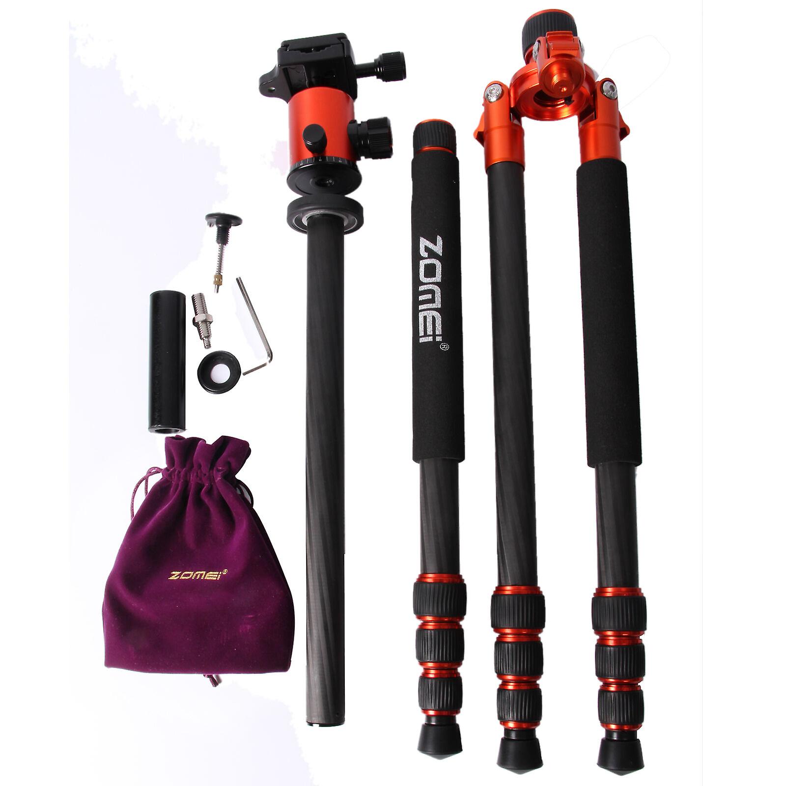 Zomei Z818c Professional Carbon Fiber Tripod Monopodandball Head For Dslr Camera