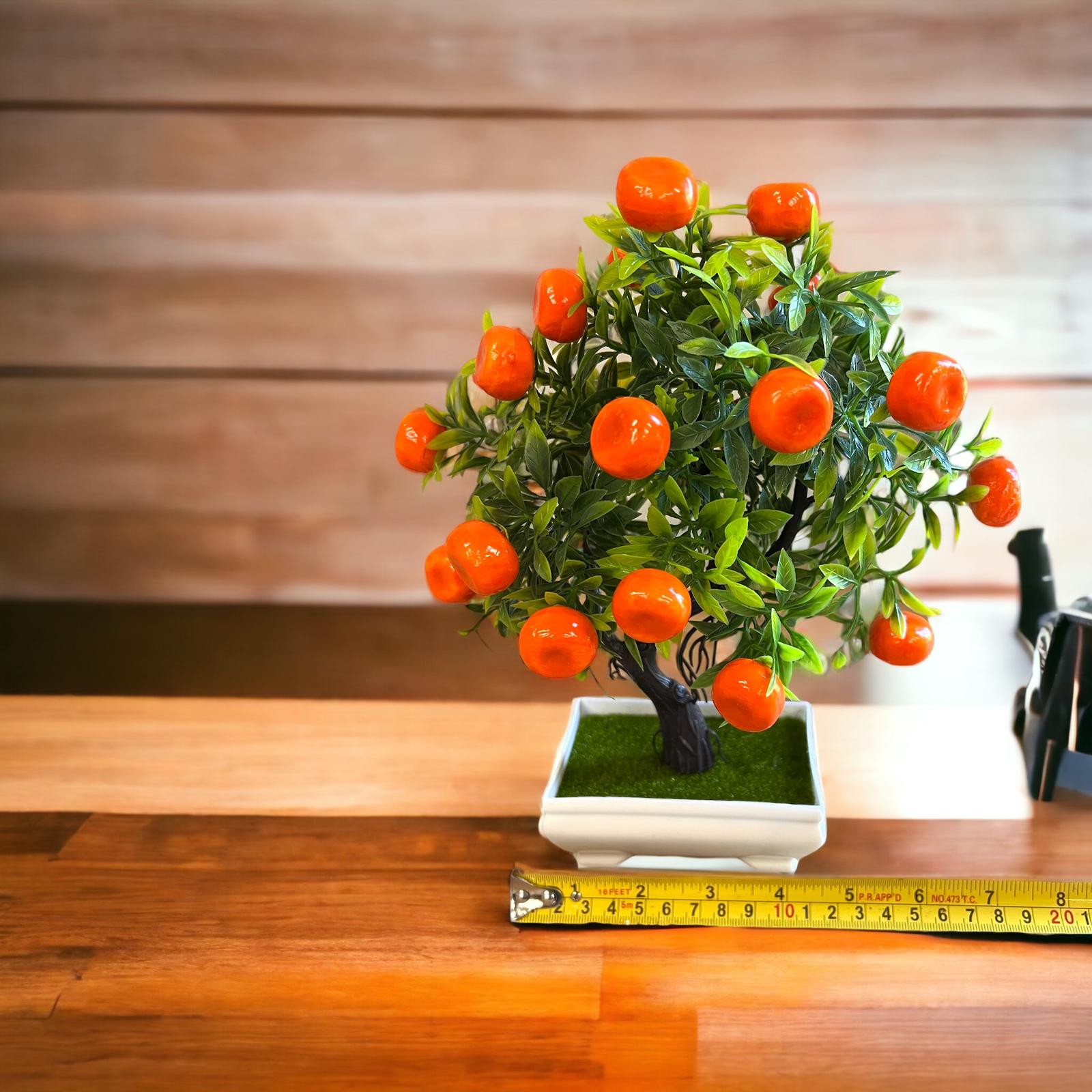 Gorgeous Orange Bonsai in pot of your choice-Artificial