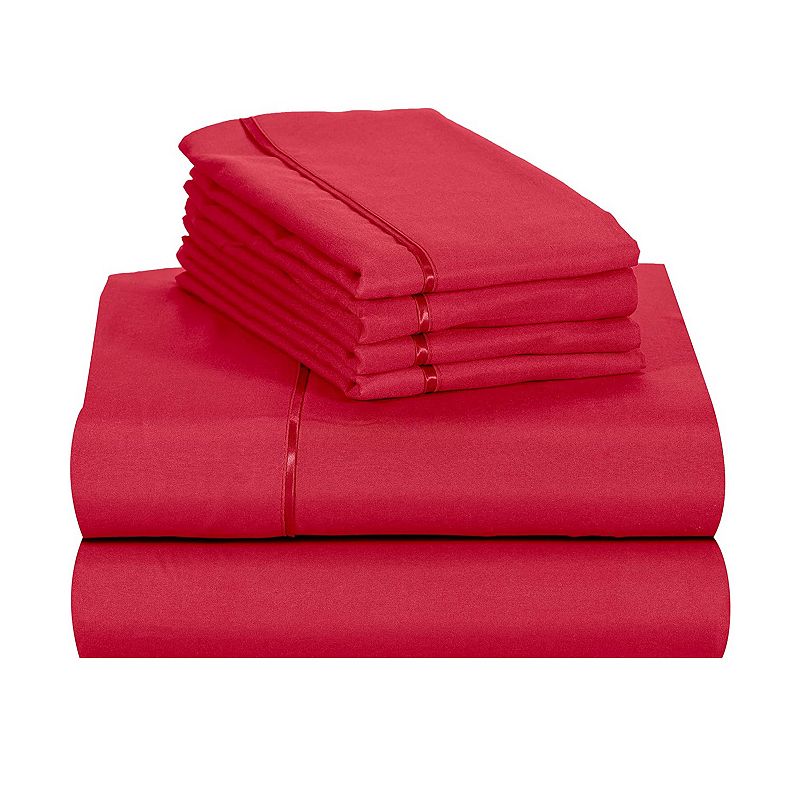 Luxclub's Premium Bed Sheet Set - Silky Soft， Deep Pockets 18， Eco-friendly， Wrinkle-free