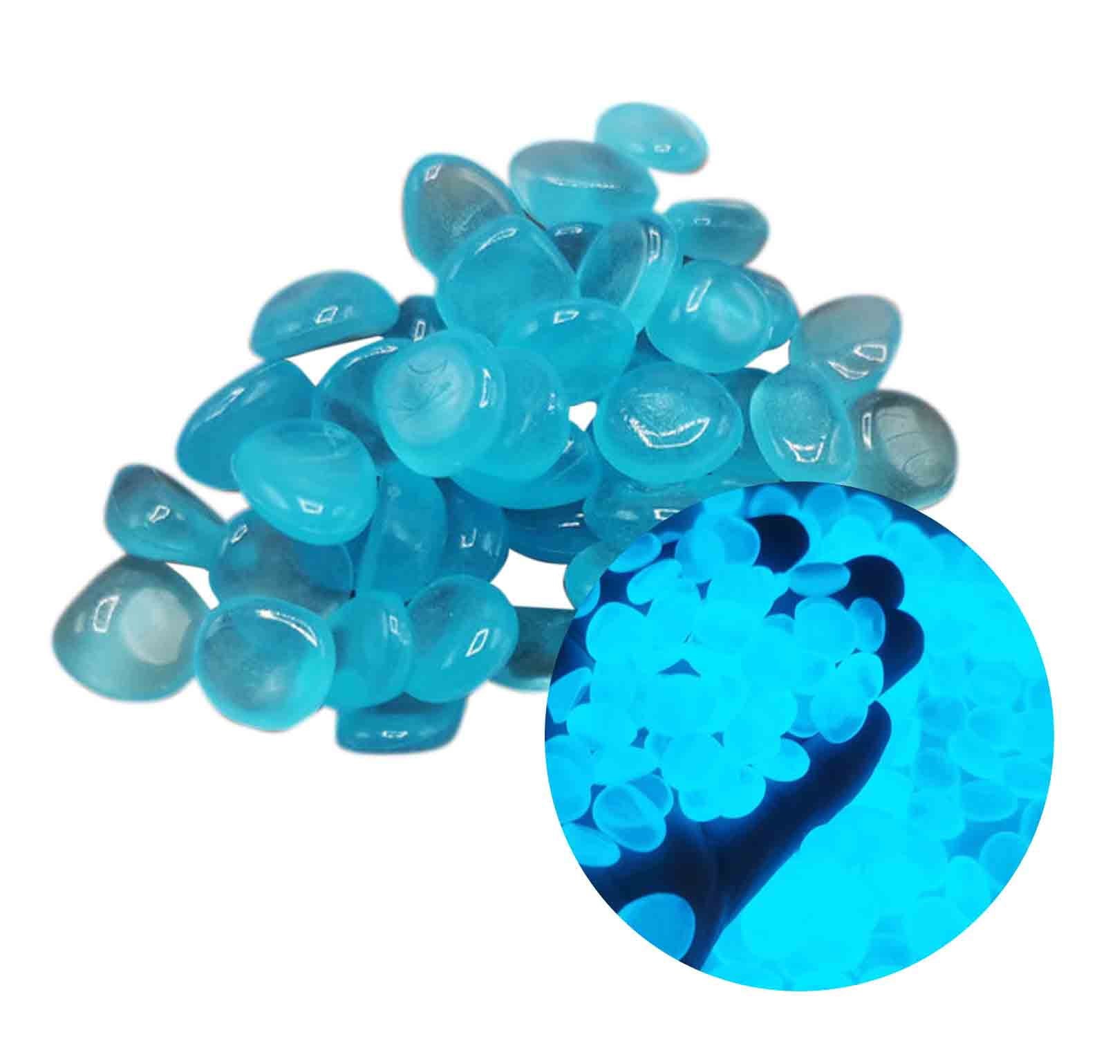 Glowing Stones Glow In The Dark Pebbles Luminous Stones Rocks For Garden Aquariums Decor 300Pcs