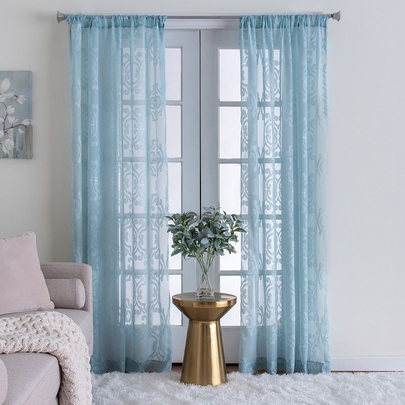 Corona Curtain 1-panel Madison Rod Pocket Window Curtain