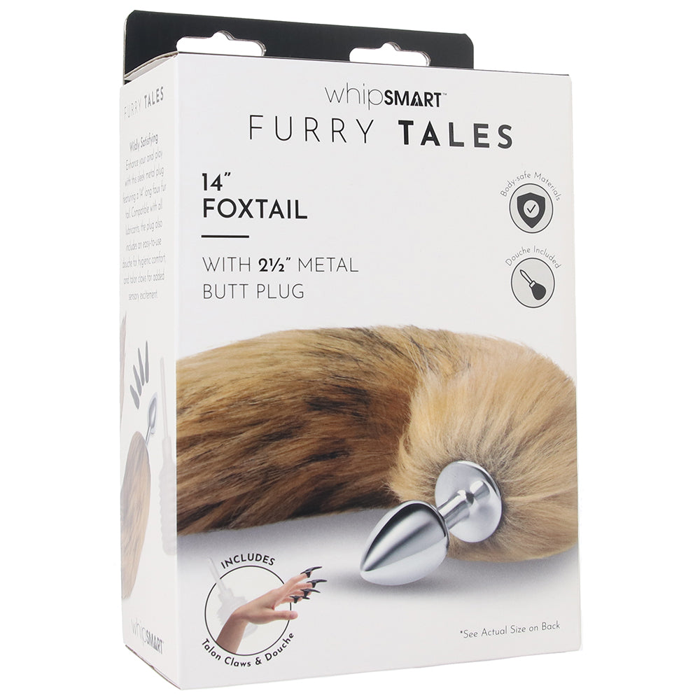 WhipSmart 3 Inch Metal Plug with Fox Tail