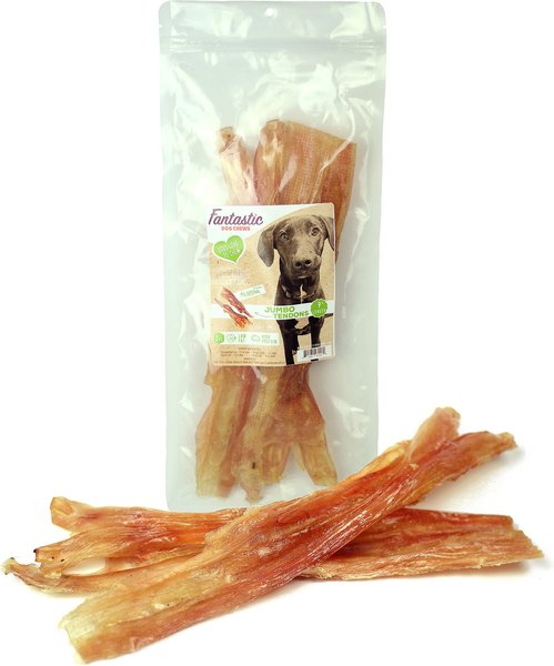 Fantastic Dog Chews Jumbo Beef Tendon Dog Chews