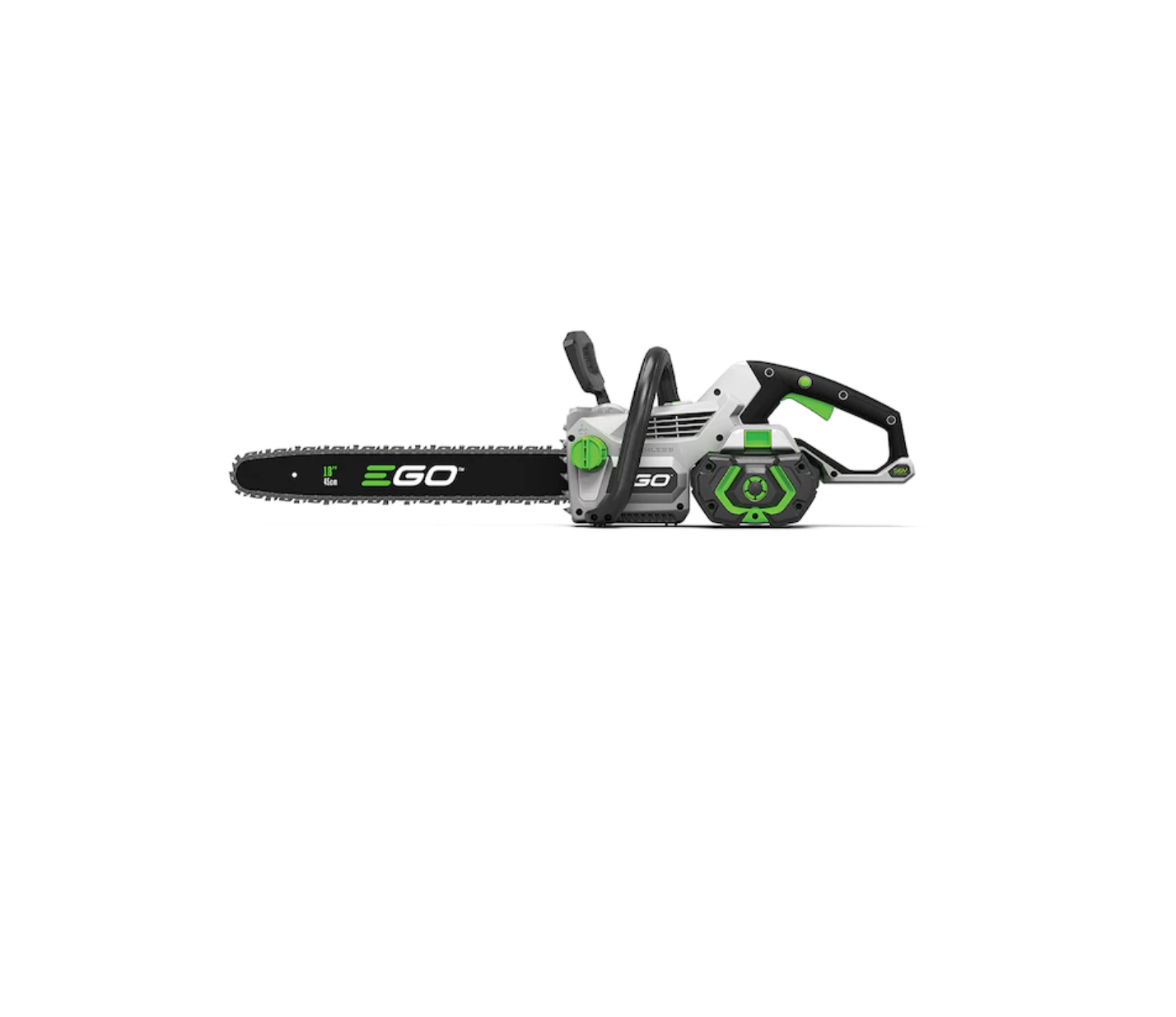 EGO CS1804 POWER+ 56-volt 18-in Brushless Cordless Electric Chainsaw 5 Ah (Battery and Charger Included)