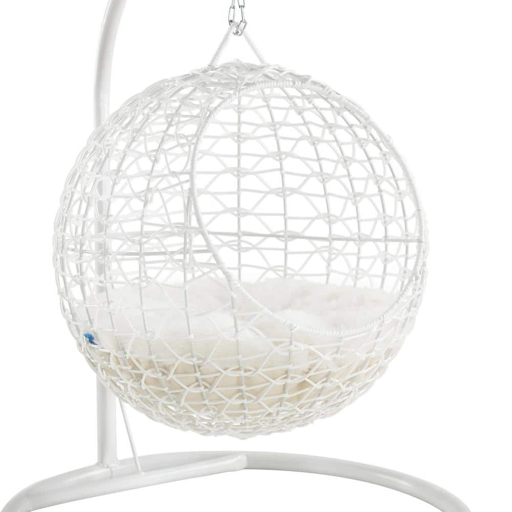 Sam's Pets Nala Medium White Hanging Egg Cat Condo Bed SP-CB1295WH