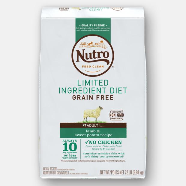 Nutro Limited Ingredient Grain Free Lamb and Sweet Potato Recipe for Dog