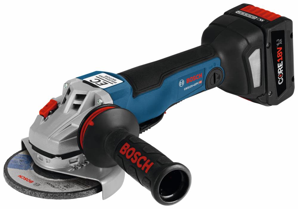 18V EC Brushless Connected-Ready 4-1/2 In. Angle Grinder with No Lock-On Paddle Switch (Bare Tool)