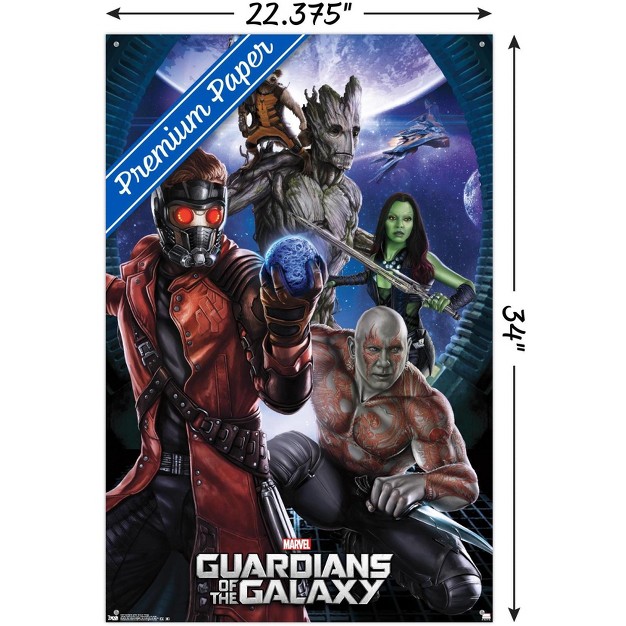 Trends International Marvel Cinematic Universe Guardians Of The Galaxy Group Unframed Wall Poster Prints