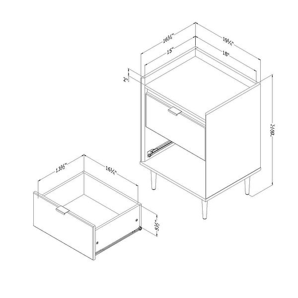 South Shore Hype End Table