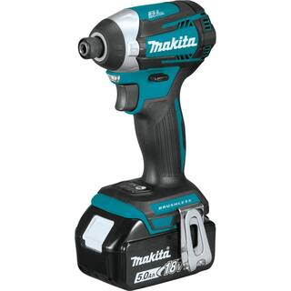 Makita 18V 5.0Ah LXT Brushless 7-Piece Kit(Hammer Driver-Drill Impact Driver ReciproSaw Circ Saw Grinder Radio Light) XT707PT