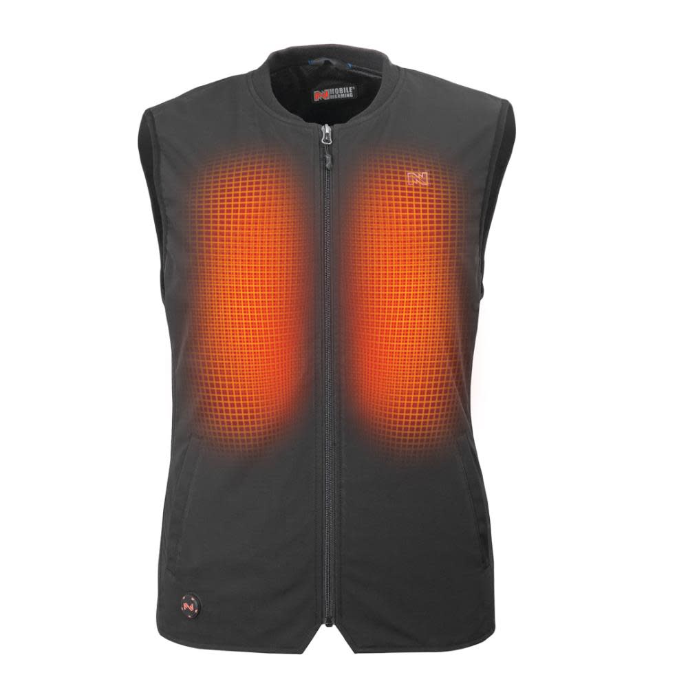 Peak Heated Vest 7.4 Volt Black Mens Small