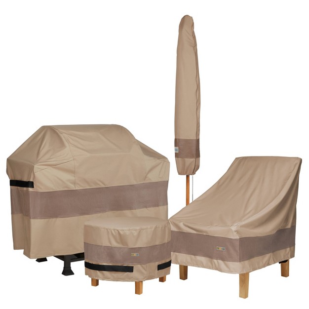 Tan Elegant Waterproof Patio Chair Cover