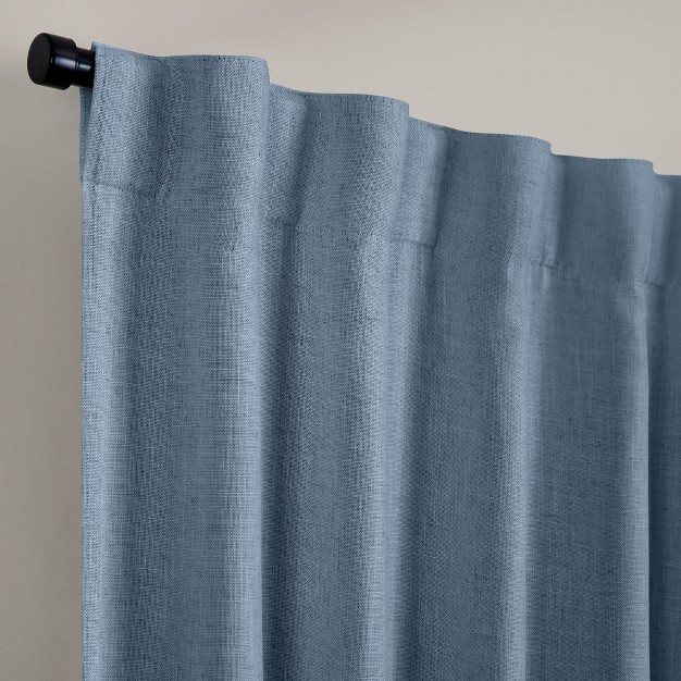 Harrow Solid Texture Blackout Single Window Curtain Panel Elrene Home Fashions