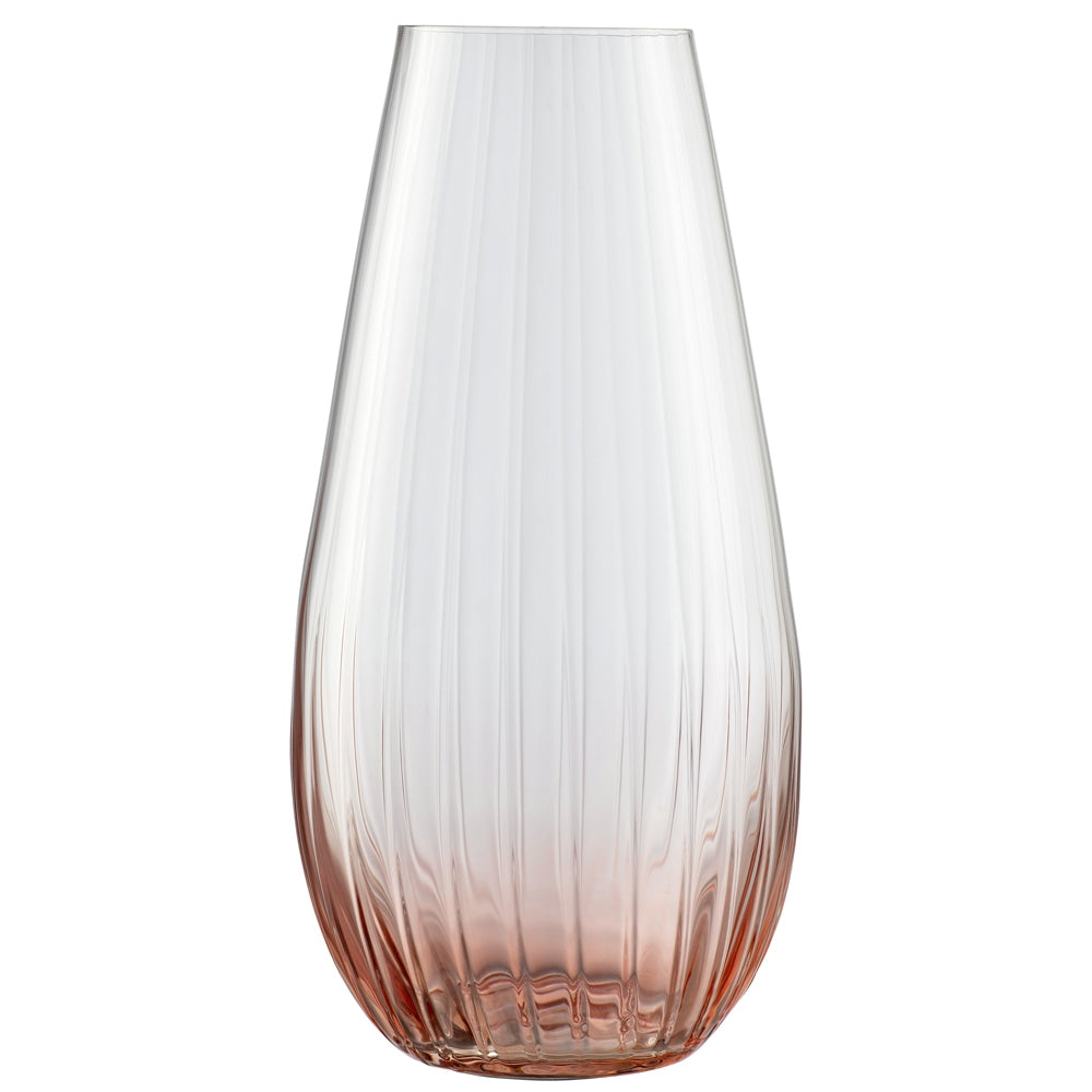 Galway Crystal Erne 12 Vase Blush