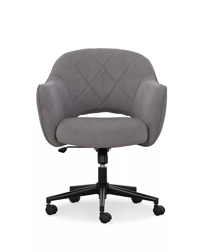 Home Furniture Outfitters Sawyer Gray Quilted Task Chair