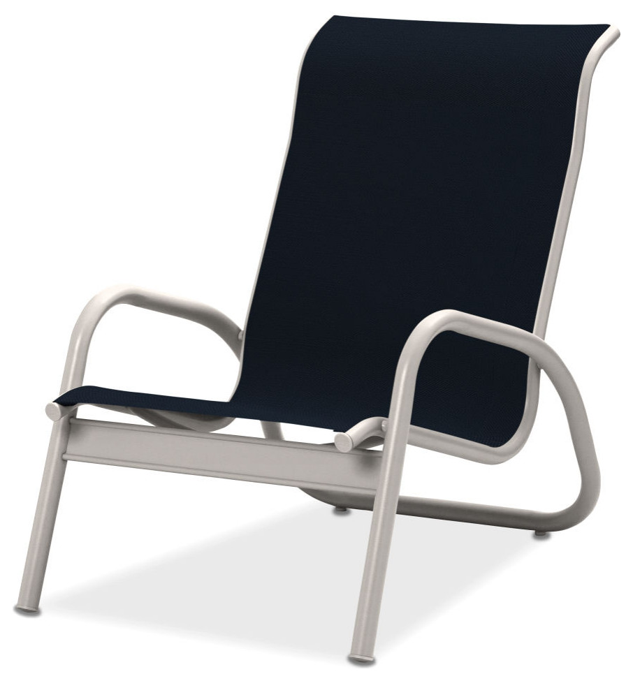 Gardenella Sling Stacking Poolside Chair   Contemporary   Armchairs And Accent Chairs   by Telescope Casual Furniture  Houzz