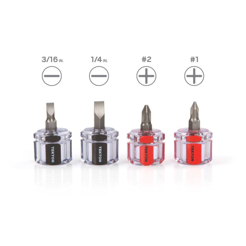 TEKTON Mini Screwdriver Set (4-Piece) 26391