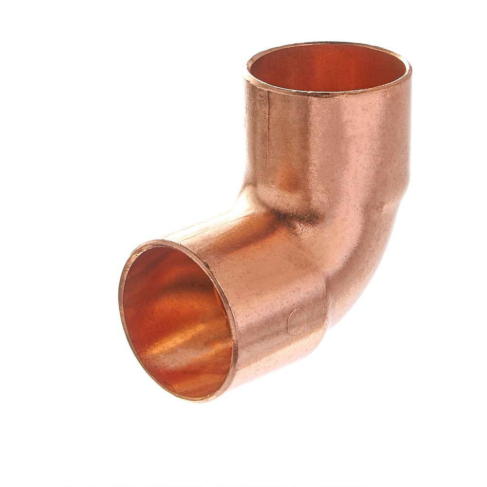 Everbilt 1 in. Copper Pressure 90 Cup x Cup Elbow Fitting C607HD1