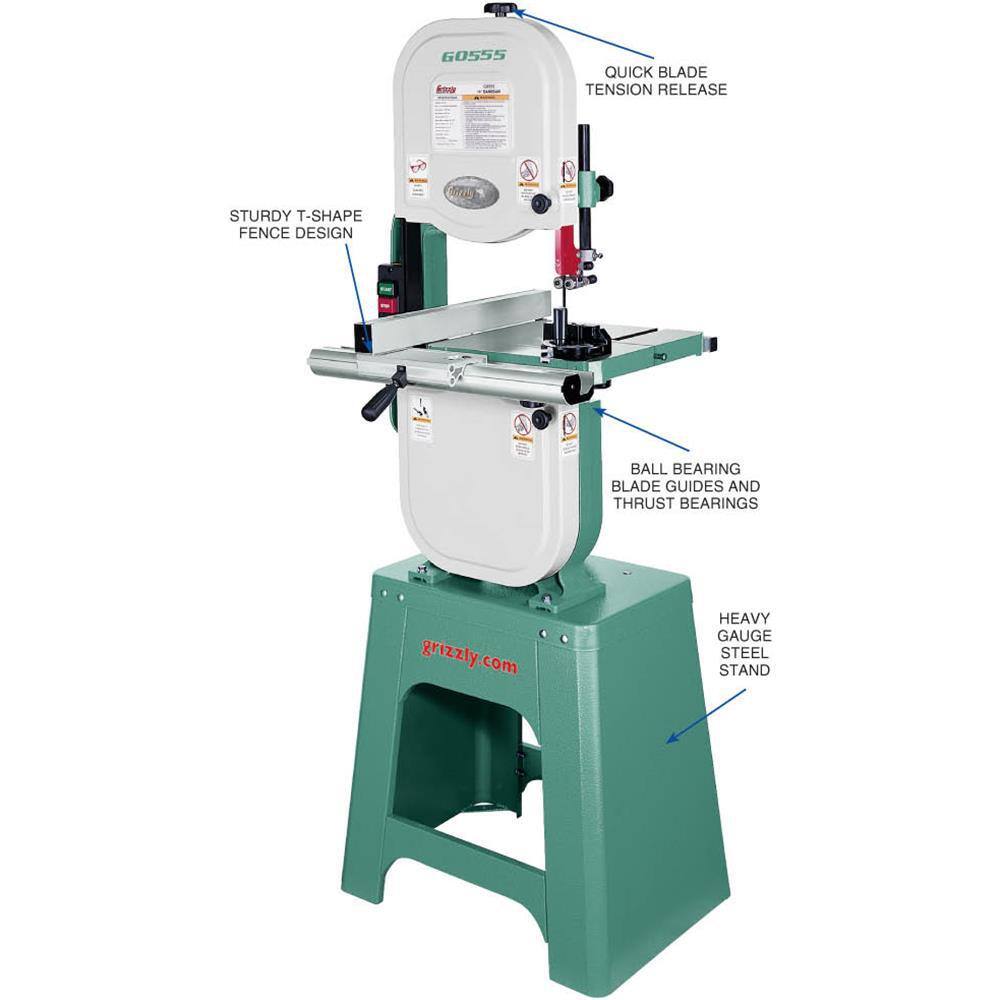 Grizzly Industrial 14 in. The Ultimate Bandsaw G0555