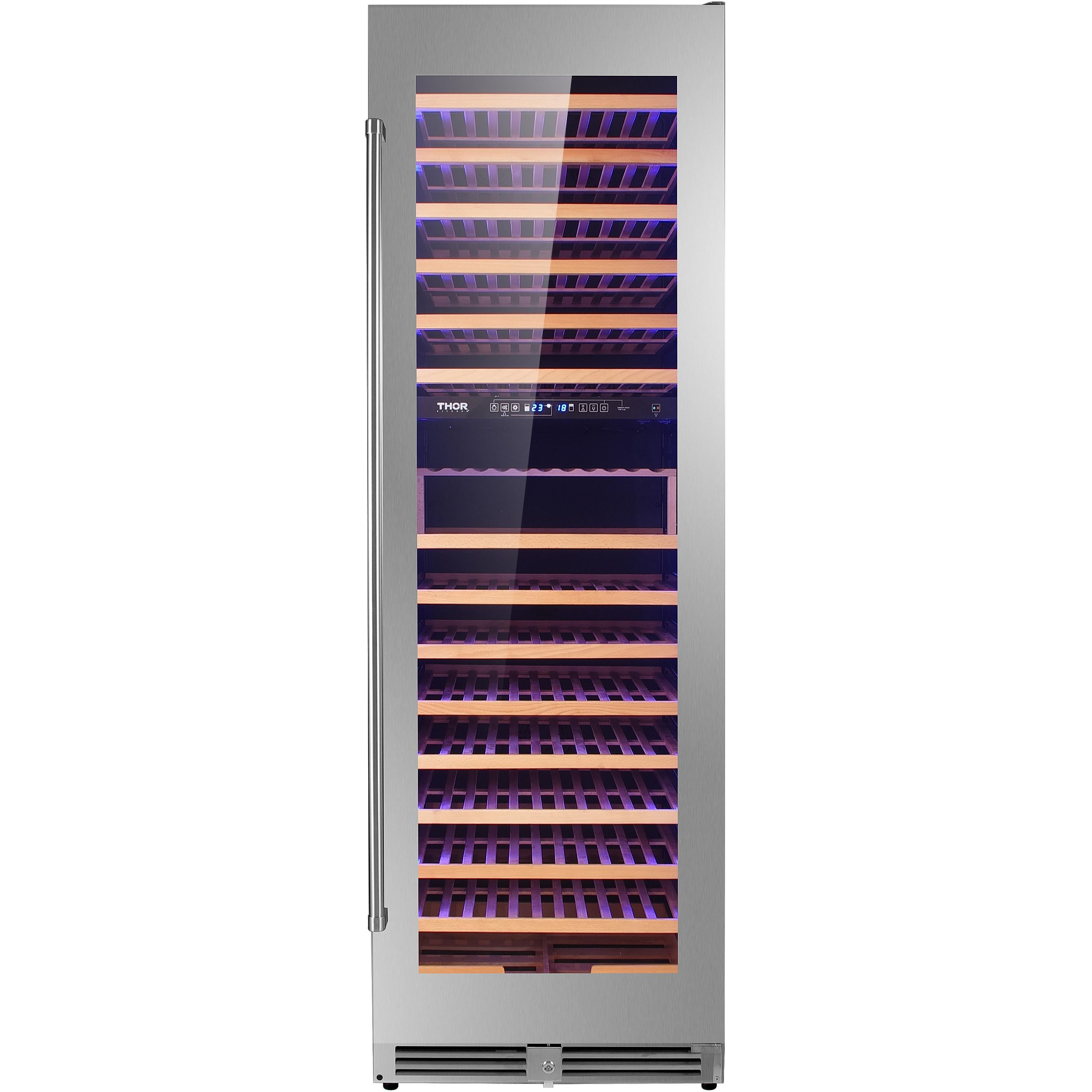 Thor Kitchen 162-Bottle Wine Cooler with LED Display TWC2403DI