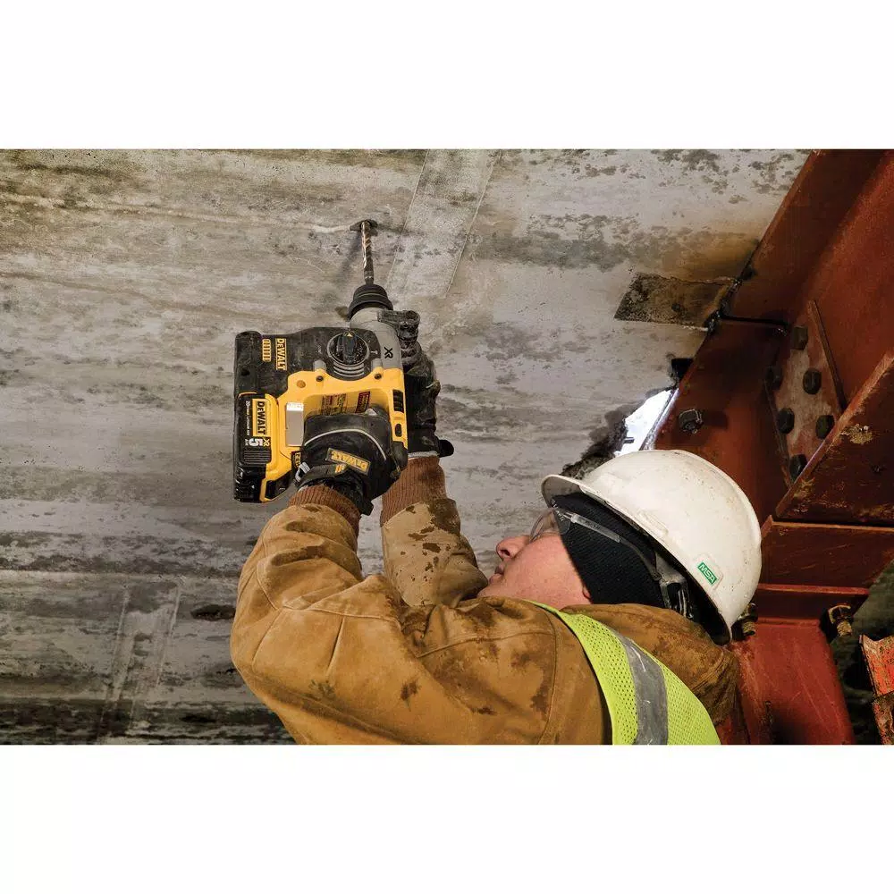 DEWALT 20-Volt MAX XR Cordless Brushless 1 in. SDS Plus L-Shape Rotary Hammer (Tool-Only) and#8211; XDC Depot