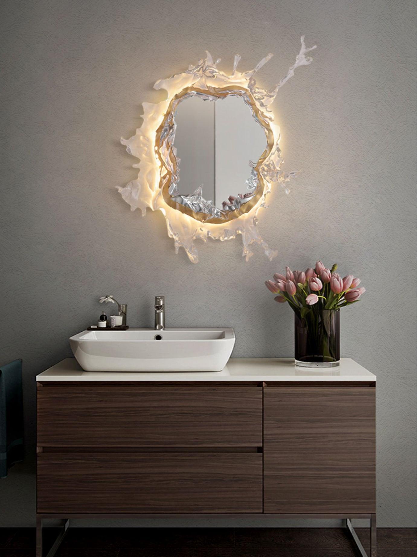 Water Drop Mirror Wall Lamp