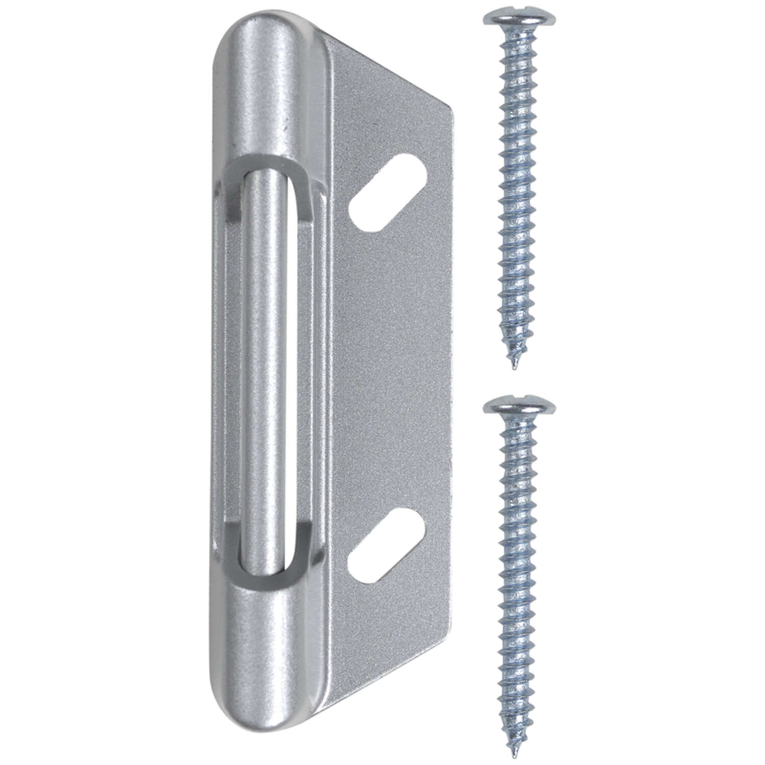 Ace Zinc-Plated Silver Aluminum Screen/Storm Door Strike 1 pk