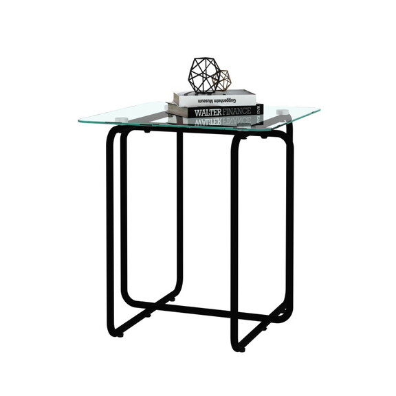 Modern Tempered Glass Coffee Table End Table Side ...