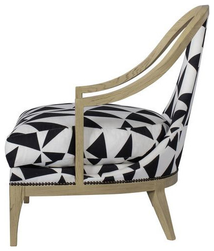 Lynette Chair Reagan Triangles   Contemporary   Armchairs And Accent Chairs   by V.S.D Furniture  Houzz