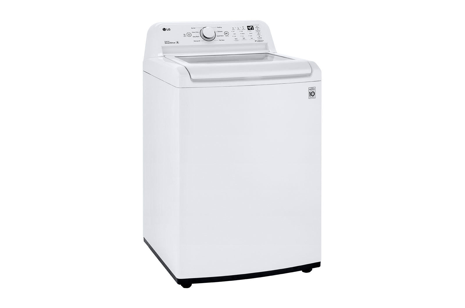 Lg WT7005CW 4.3 Cu. Ft. Mega Capacity Top Load Washer With 4-Way™ Agitator & Turbodrum™ Technology