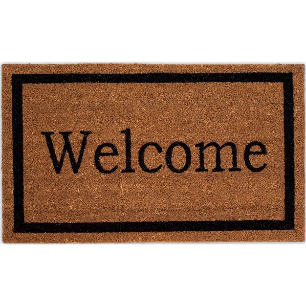 tan black quot welcome quot