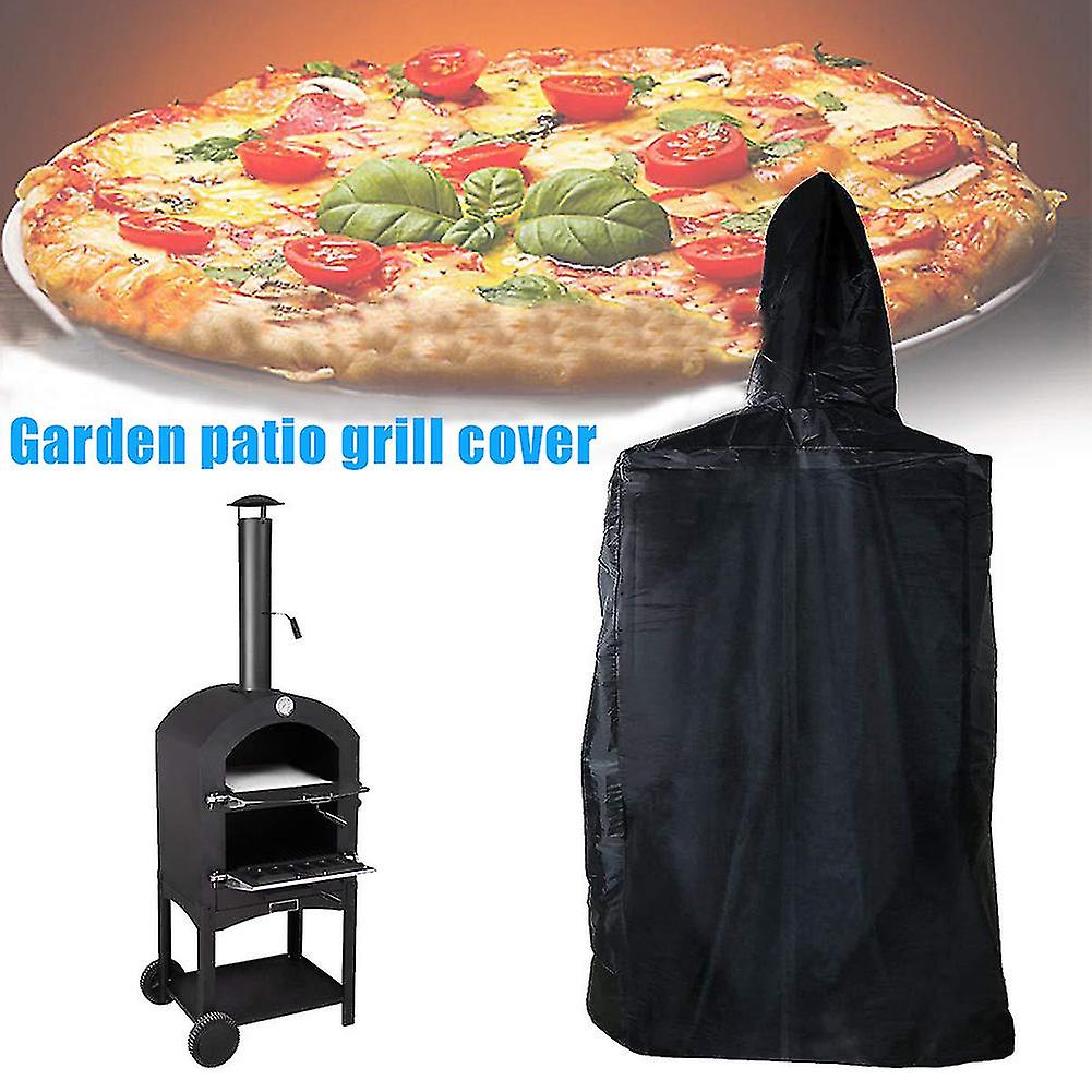 Chimney Charcoal Bread Pizza Oven Bbq Grill Protective Waterproof Cover Dustproof For Garden Outdoor