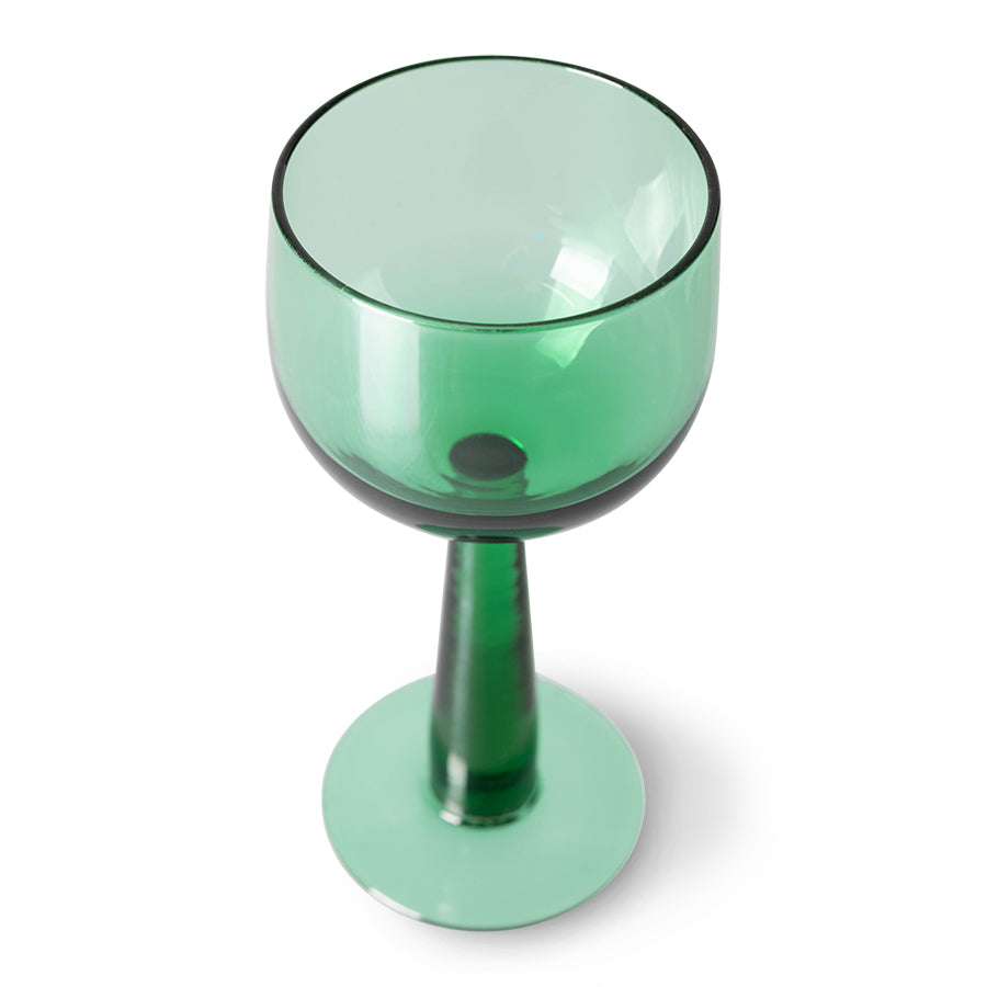 The Emeralds - Fern green wine glass tall (set of 4)