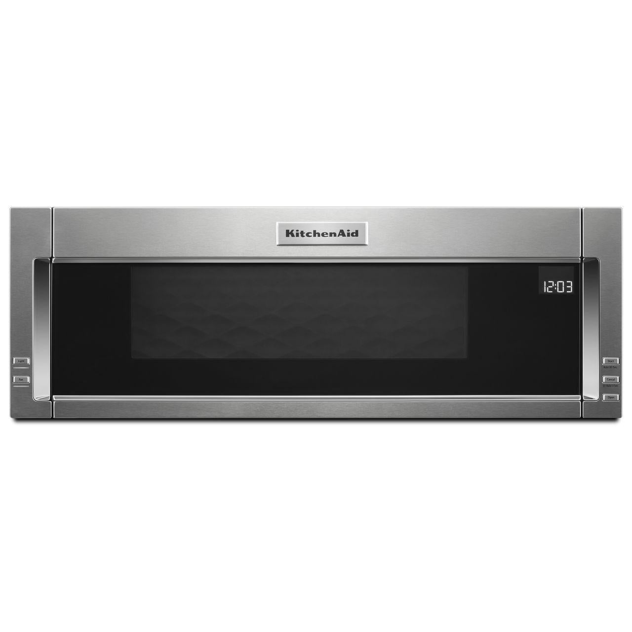 KitchenAid 30-inch, 1.1 cu.ft. Over-the-Range Microwave Oven with Whisper Quiet? Ventilation System YKMLS311HSS