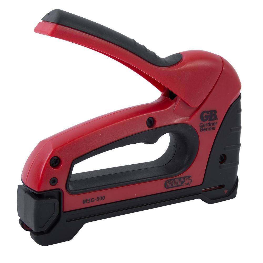 Gardner Bender Cable Boss Professional Grade Staple Gun for Secures NM Coaxial VDV Low Voltage Wire and Cable MSG-501