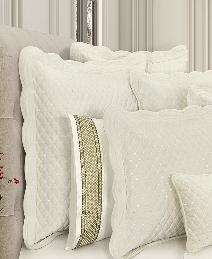 J Queen New York Marissa Quilted Sham， European