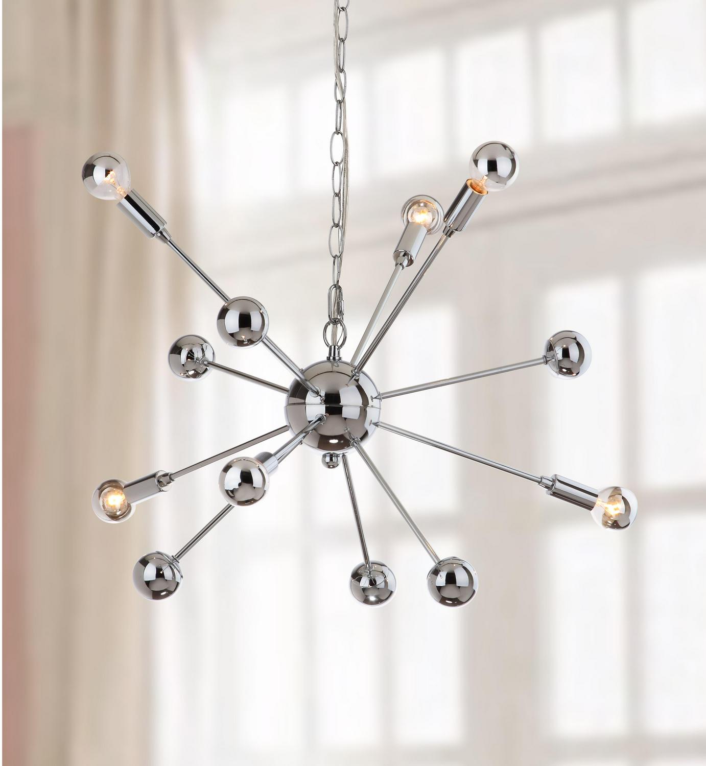 Safavieh Matrix Sputnik 6 Light Chrome 24.75 in. Dia. Pendant