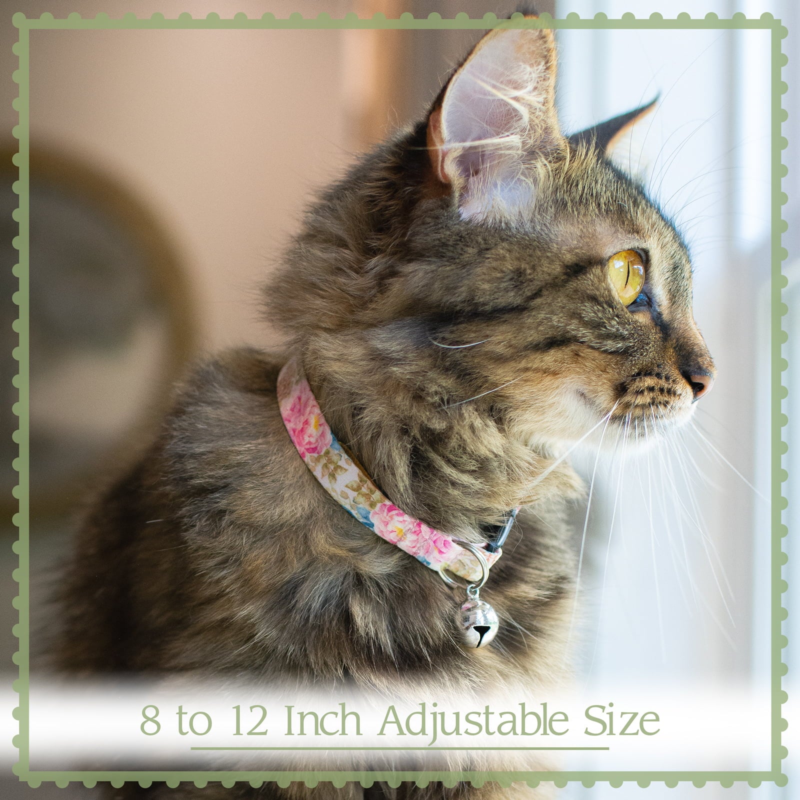 Country Brook Petz® Yellow Loveable Rescue Cat Collar