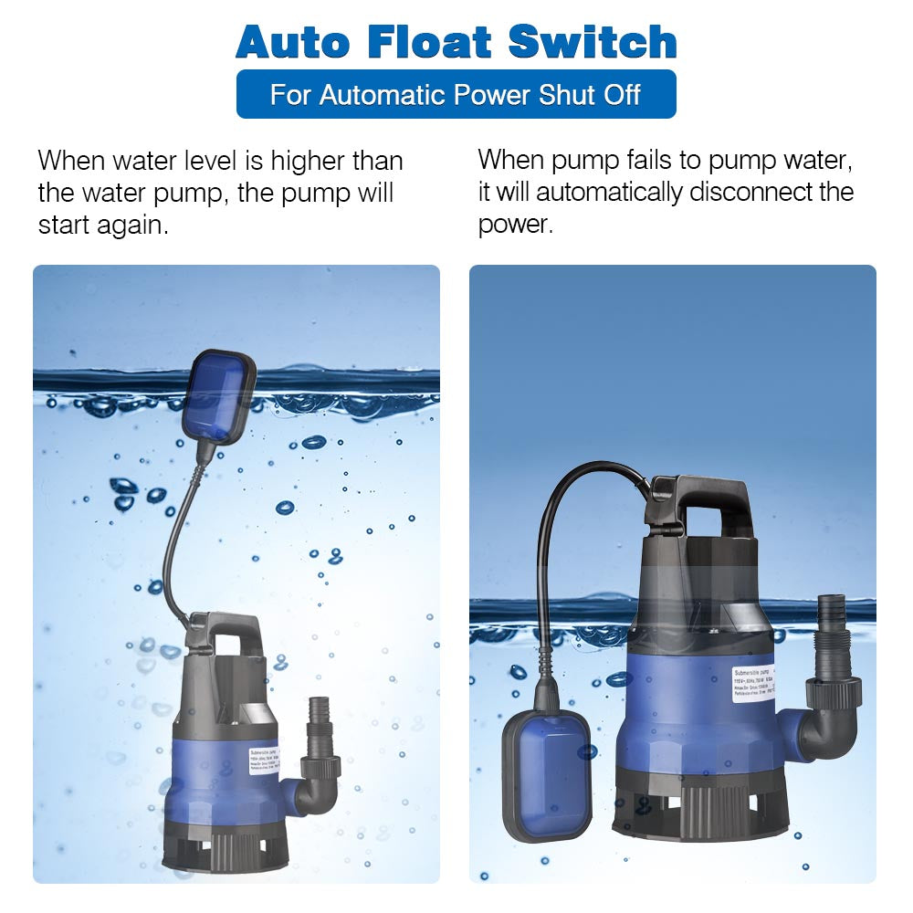 Yescom 750w 1 HP Pool Dirty Water Submersible Pump