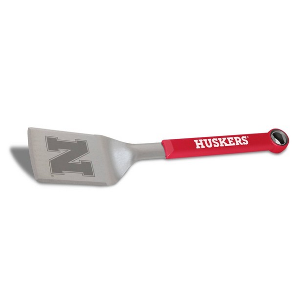 Ncaa Nebraska Cornhuskers Stainless Steel Bbq Spatula With Bottle Opener