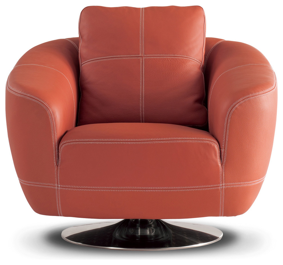 Lucy Swivel Chair   Contemporary   Armchairs And Accent Chairs   by Zuri Furniture  Houzz