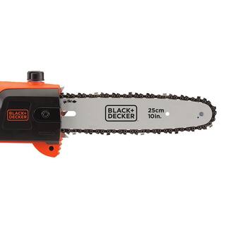 BLACK+DECKER 10 in. 6.5 AMP Corded Electric Pole Saw with Automatic Oiler PP610