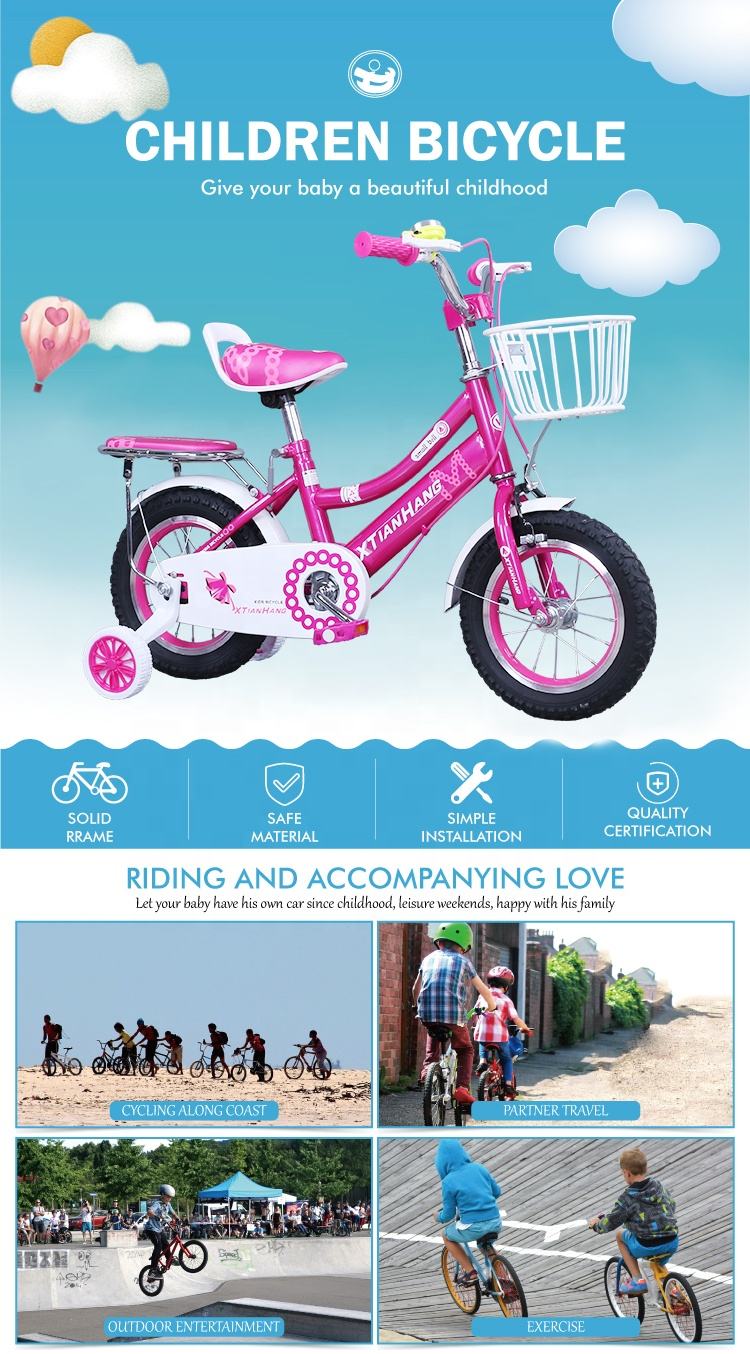 2023 XThang Cheap kids cycling bike small training 12 16 inch 8 10 years old baby boys girls aluminum alloy children's bicycle